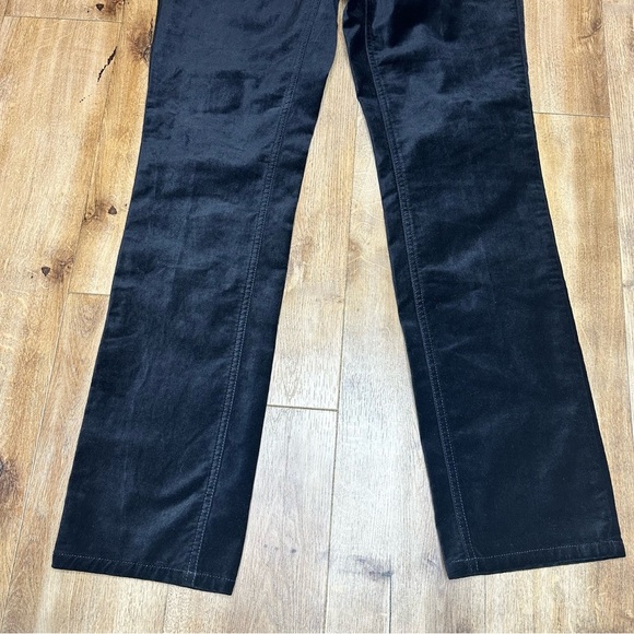 NWT WHBM Black Velvet Slim Ankle Pants Size 4S - Picture 5 of 14